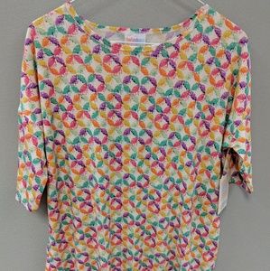 LulaRoe Irma shirt - Size XXS -NWT